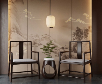 New Chinese Style Lounge Chair-ID:304856061