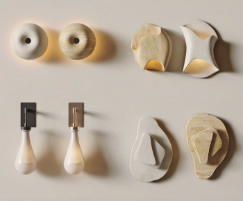 Wabi-sabi Style Wall Lamp-ID:853760961