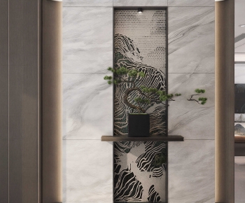 New Chinese Style Hallway-ID:189277892