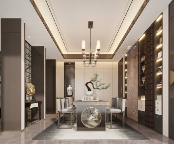 New Chinese Style Tea House-ID:816886904