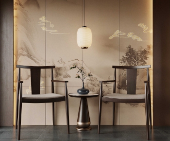 New Chinese Style Lounge Chair-ID:978137978