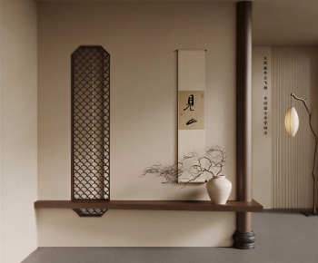 New Chinese Style Hallway-ID:107181073