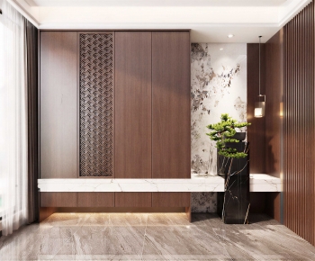 New Chinese Style Hallway-ID:300989266