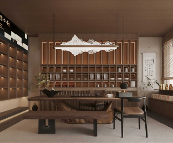 New Chinese Style Tea House-ID:922492988