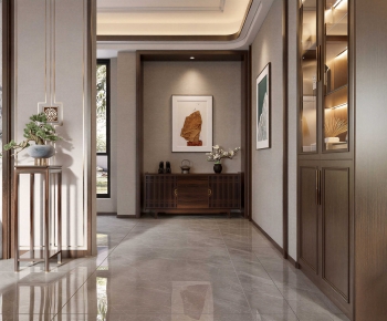 New Chinese Style Hallway-ID:924859058