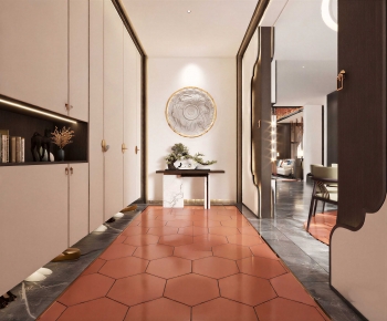New Chinese Style Hallway-ID:623523003
