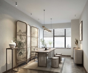 New Chinese Style Tea House-ID:730468038