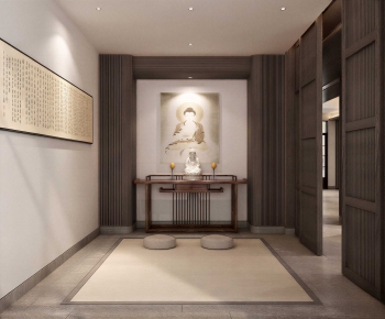 New Chinese Style Hallway-ID:918755055