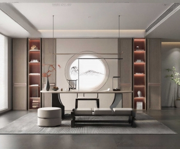 New Chinese Style Tea House-ID:652965074