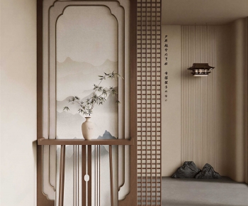 New Chinese Style Hallway-ID:580801964