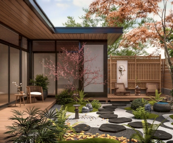 New Chinese Style Courtyard/landscape-ID:451677086