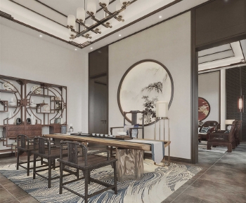 New Chinese Style Tea House-ID:350467921