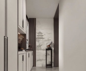 New Chinese Style Hallway-ID:103609632