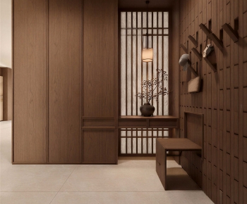 New Chinese Style Hallway-ID:416526084