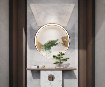 New Chinese Style Hallway-ID:617655991