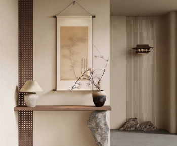 New Chinese Style Hallway-ID:752202034