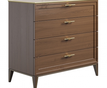 American Style Bedside Cupboard-ID:605804922