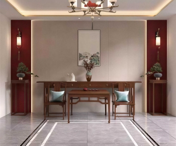 New Chinese Style Hallway-ID:509923937