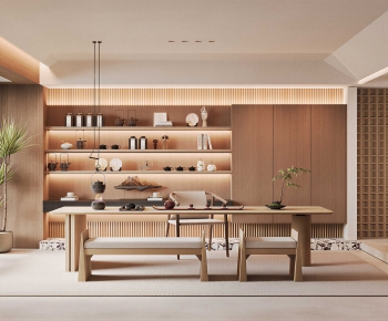 New Chinese Style Tea House-ID:690557963