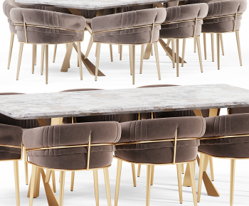 Modern Dining Table And Chairs-ID:203139855