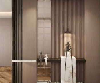 New Chinese Style Hallway-ID:490970688