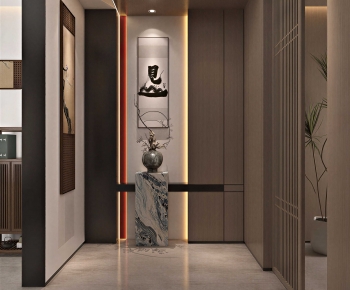 New Chinese Style Hallway-ID:567428118