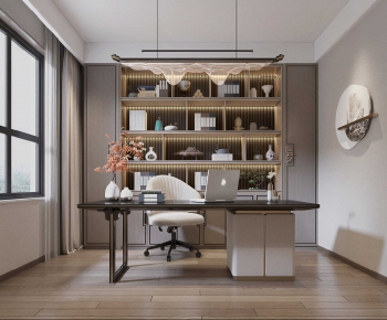 New Chinese Style Study Space-ID:810355903