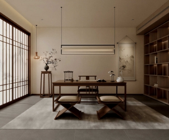 New Chinese Style Study Space-ID:709316971