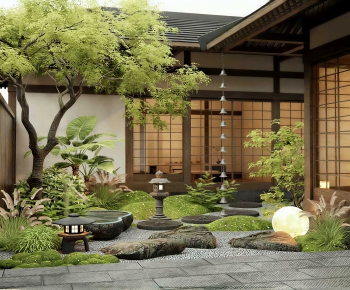 New Chinese Style Courtyard/landscape-ID:140559911