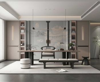 New Chinese Style Study Space-ID:334635028