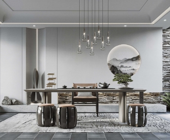 New Chinese Style Tea House-ID:879096039