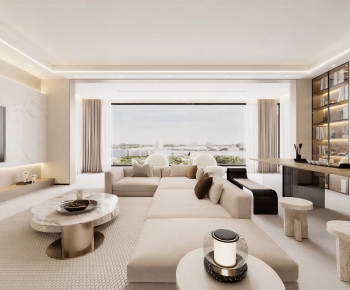 Modern A Living Room-ID:262237073