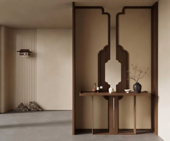 New Chinese Style Hallway-ID:380893952