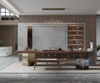 New Chinese Style Tea House-ID:180926087