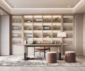 New Chinese Style Tea House-ID:993765123