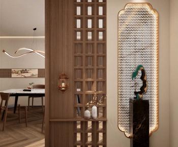 New Chinese Style Hallway-ID:201338059