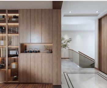 New Chinese Style Hallway-ID:960597992