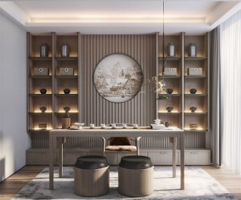 New Chinese Style Tea House-ID:631180054