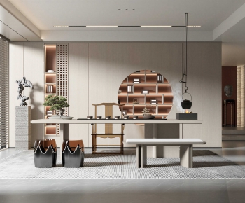 New Chinese Style Tea House-ID:602219124