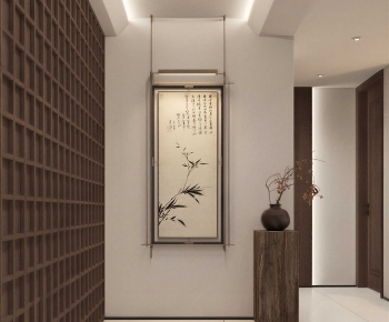 New Chinese Style Hallway-ID:134877924