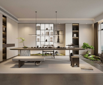 New Chinese Style Tea House-ID:217809774