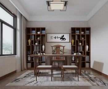 New Chinese Style Study Space-ID:775410895