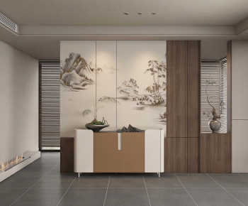 New Chinese Style Hallway-ID:314193013