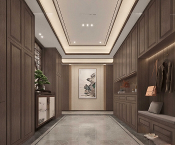 New Chinese Style Hallway-ID:740221029