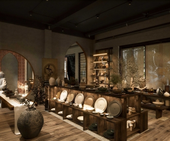 New Chinese Style Exhibition Hall-ID:440839052