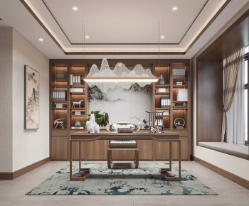 New Chinese Style Study Space-ID:963953972