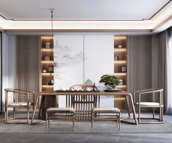 New Chinese Style Tea House-ID:733520987