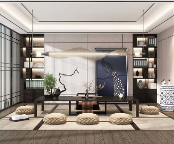 New Chinese Style Tea House-ID:264796022