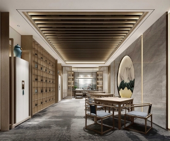 New Chinese Style Tea House-ID:493851904