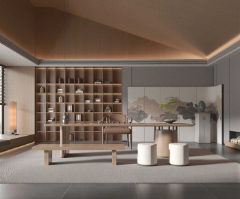 New Chinese Style Tea House-ID:804300339